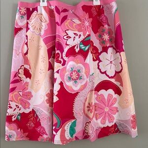 New York & Company  knee-length floral skirt embellished sequins& beads